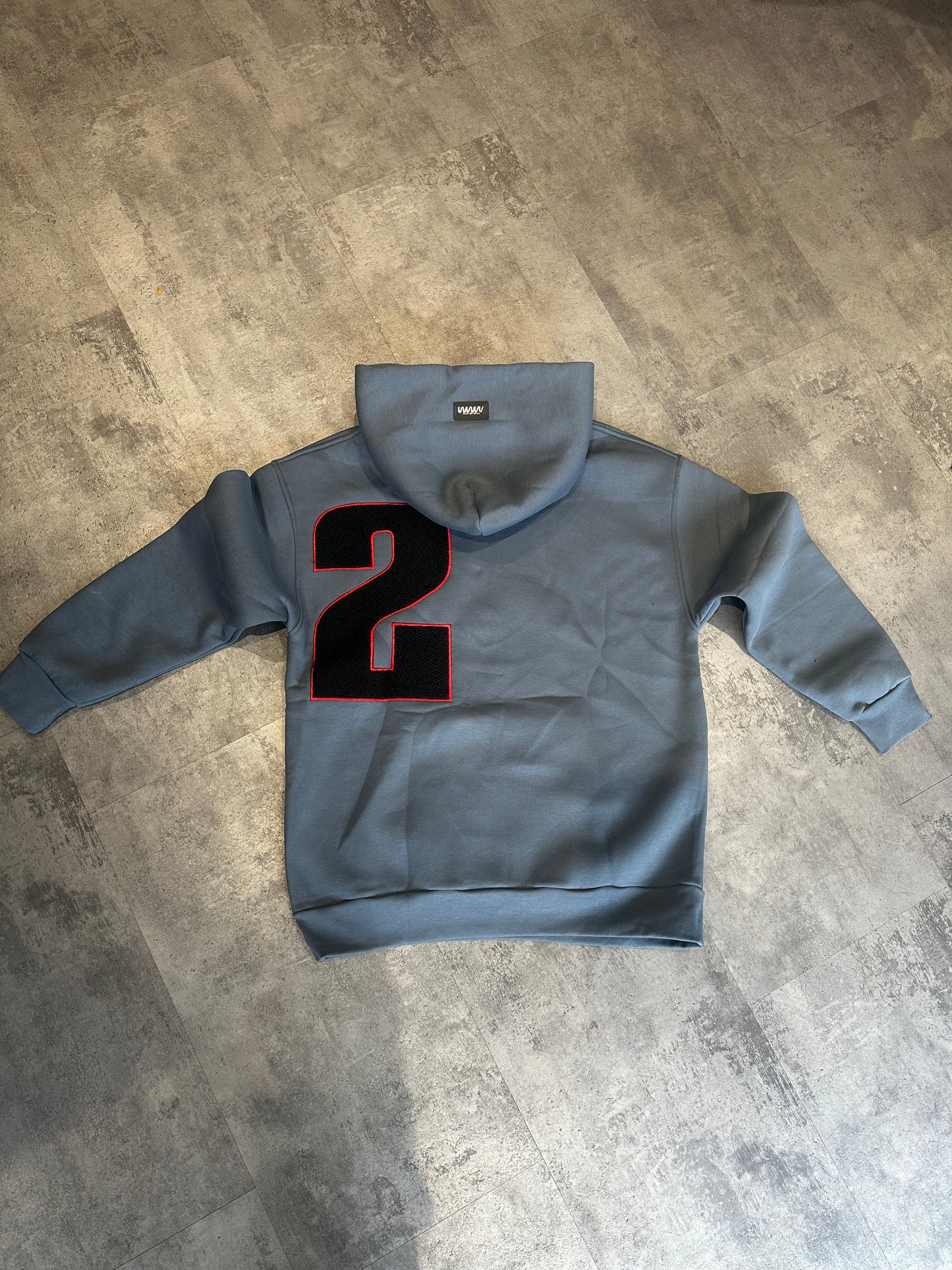 Sweat oversize "23" gris