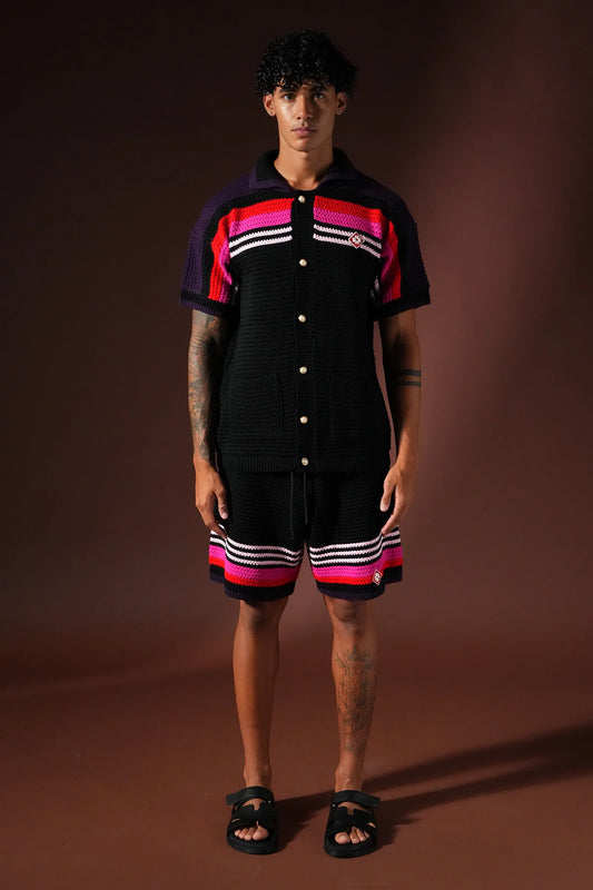 Ensemble Maille Premium – Chemise & Short