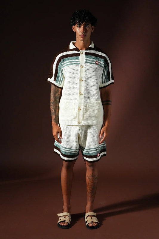 Ensemble Maille Premium – Chemise & Short