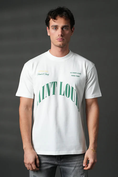 T-shirt Saint Louis – Blanc