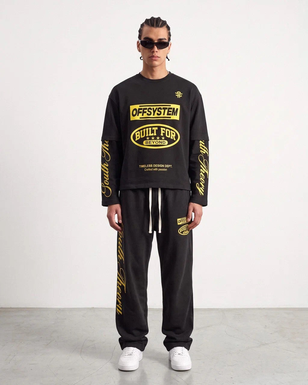Ensemble Oversize “Built For Beyond” – Noir / Jaune