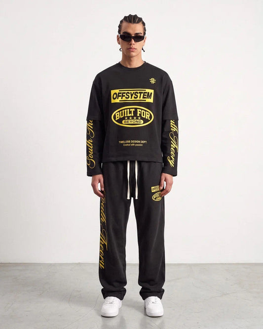 Ensemble Oversize “Built For Beyond” – Noir / Jaune