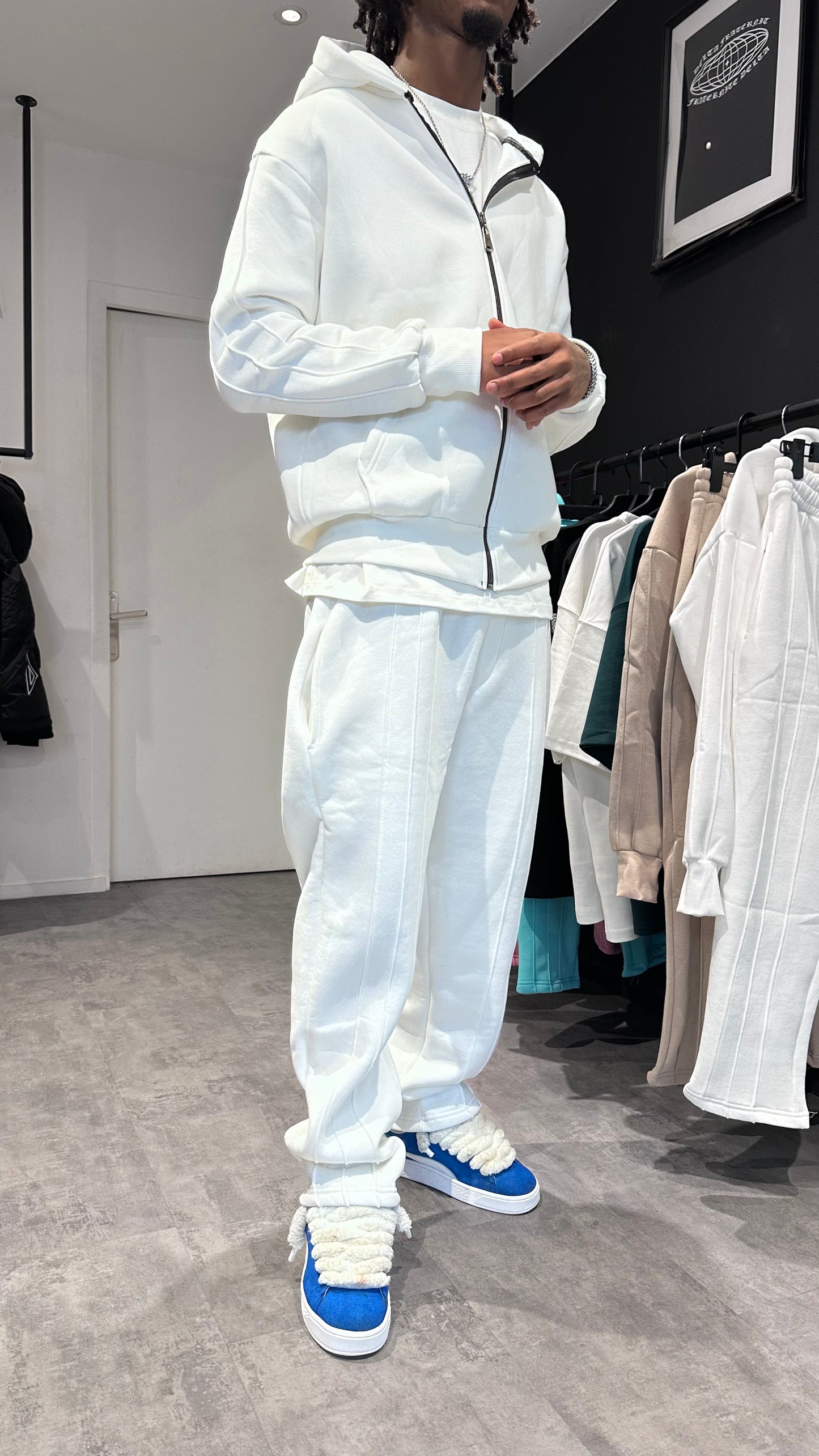 Ensemble oversize Blanc