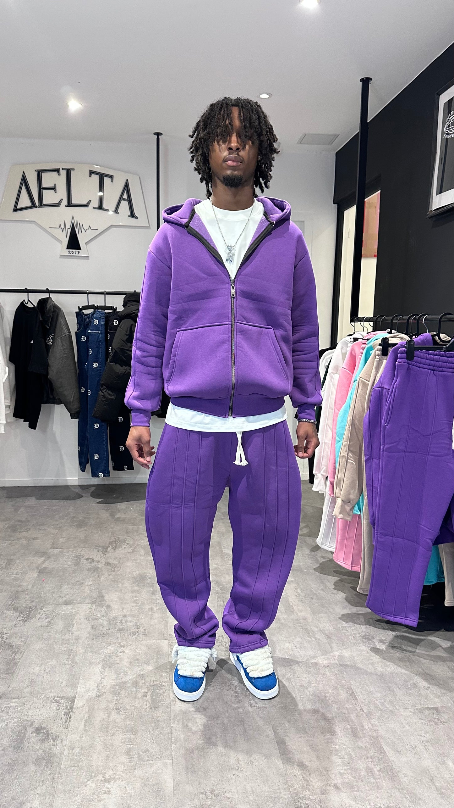 Ensemble oversize Violet