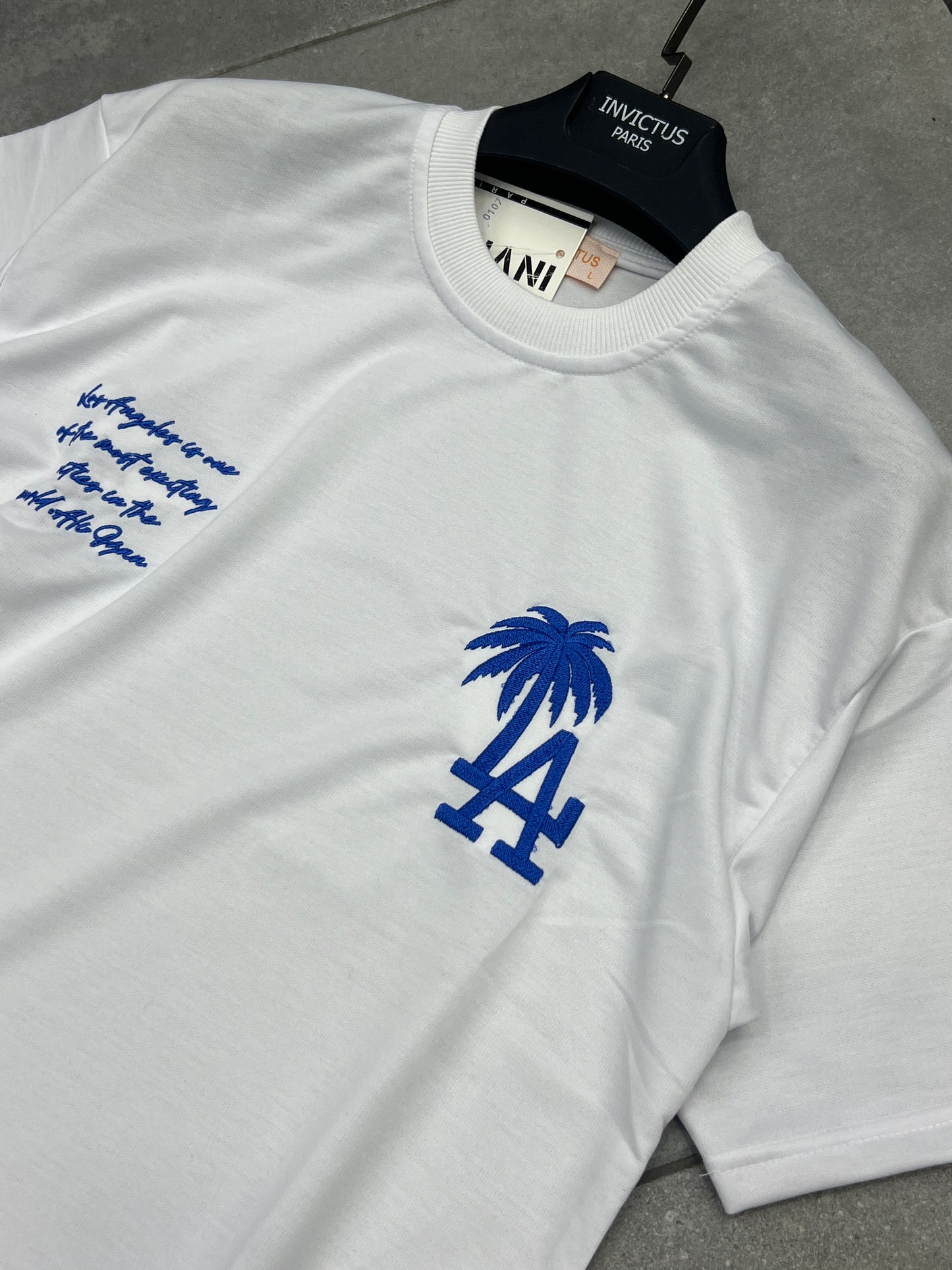 T-Shirt "LA" Blanc