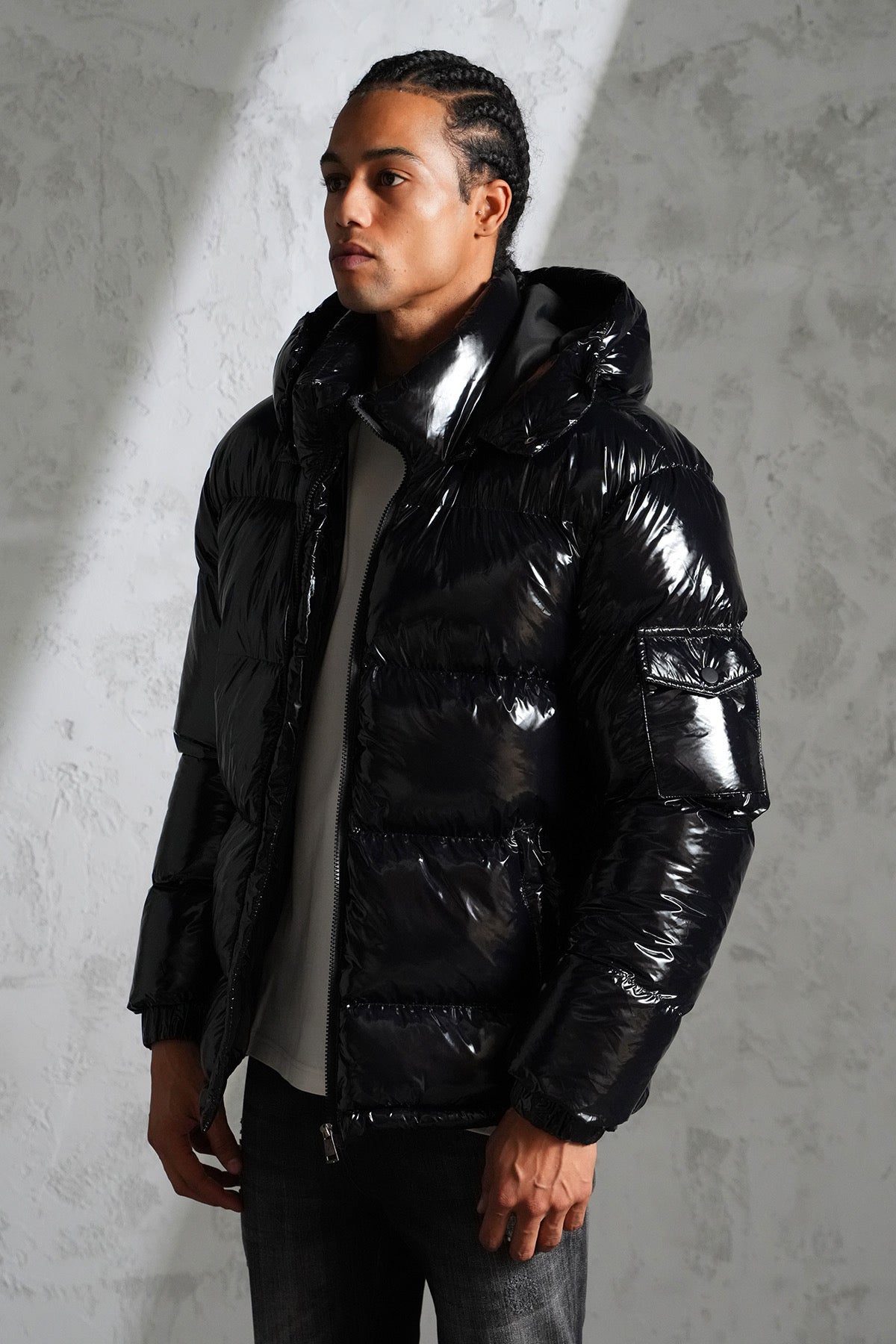 Doudoune Effet vernis