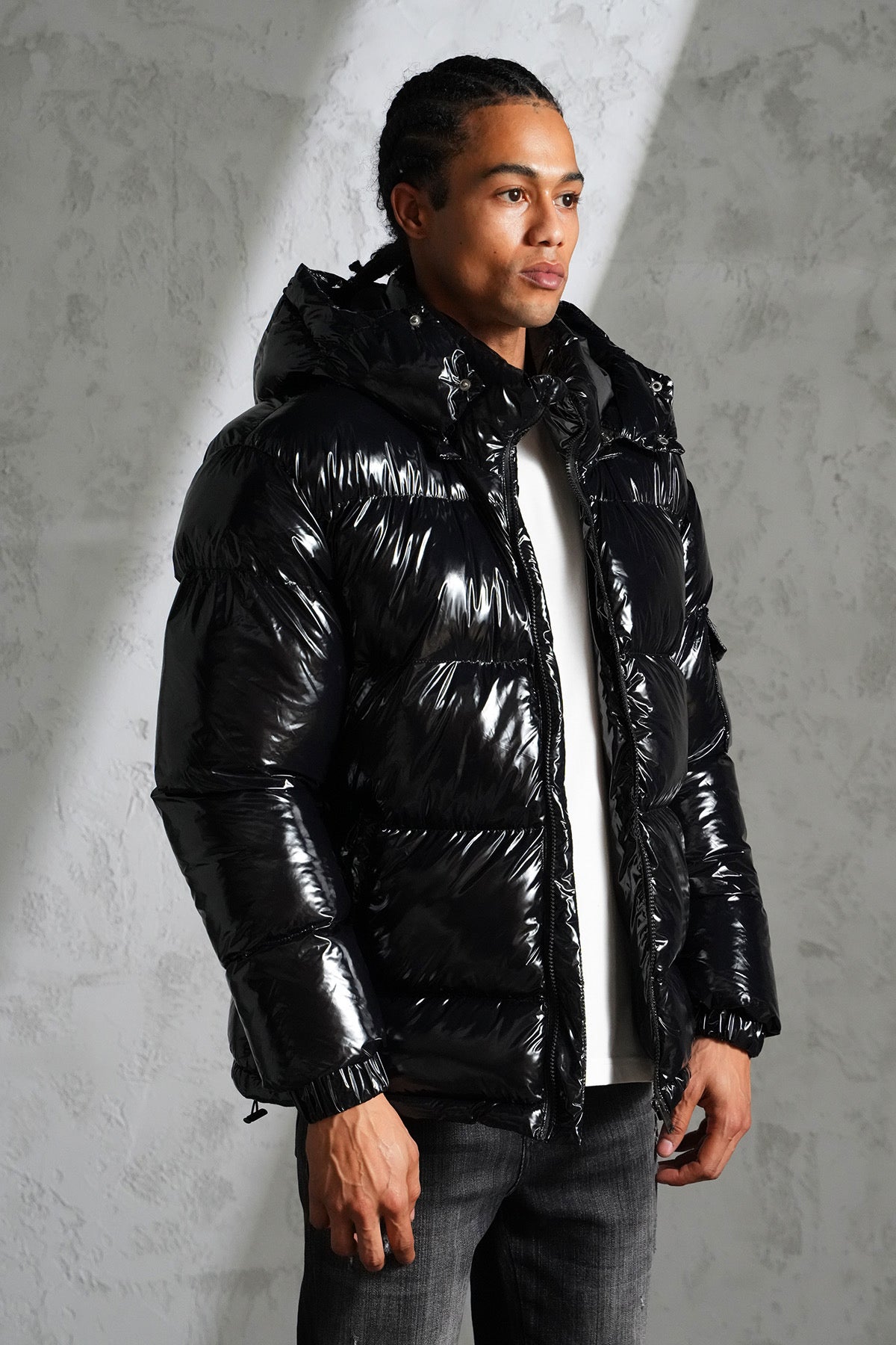 Doudoune Effet vernis