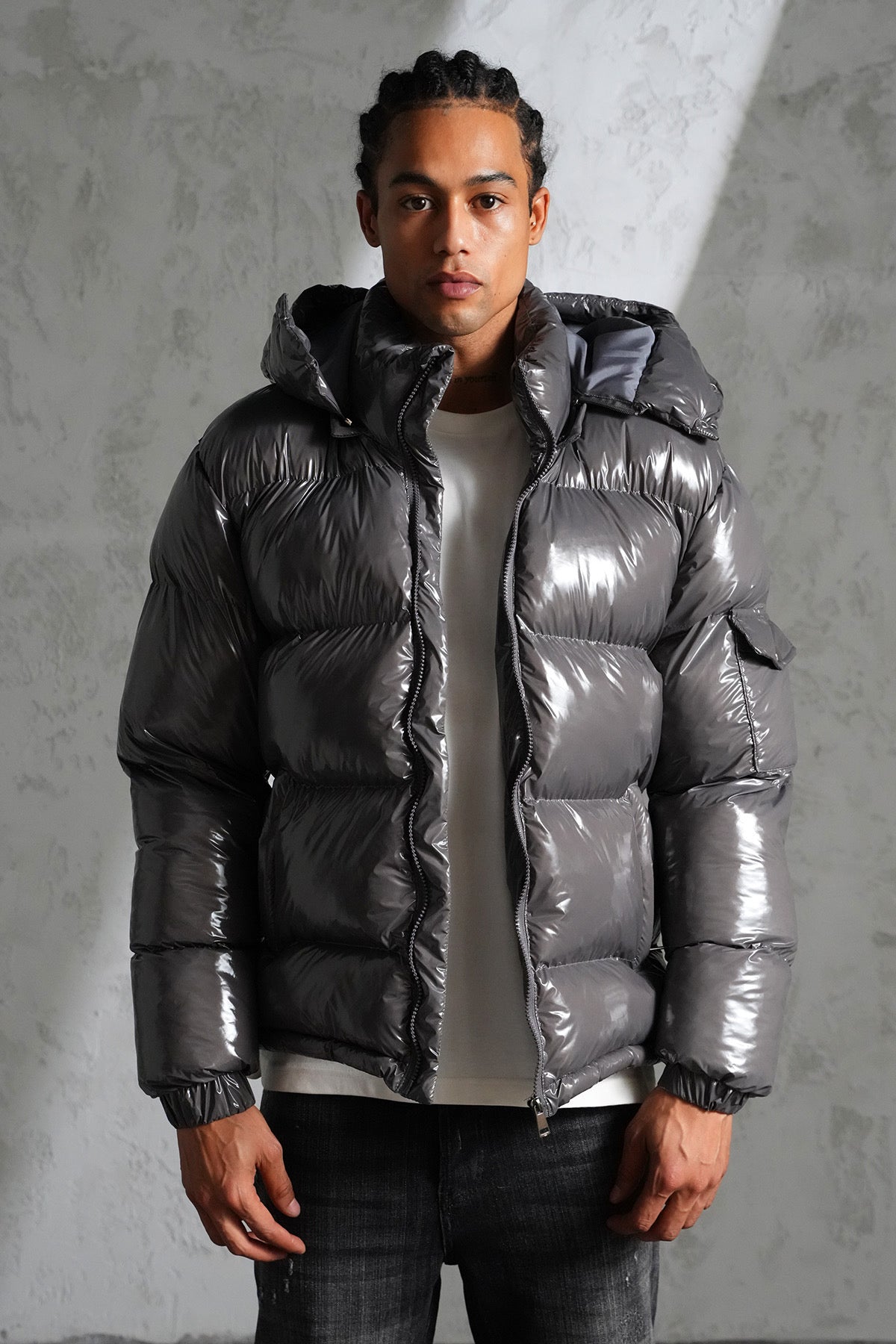 Doudoune Effet vernis