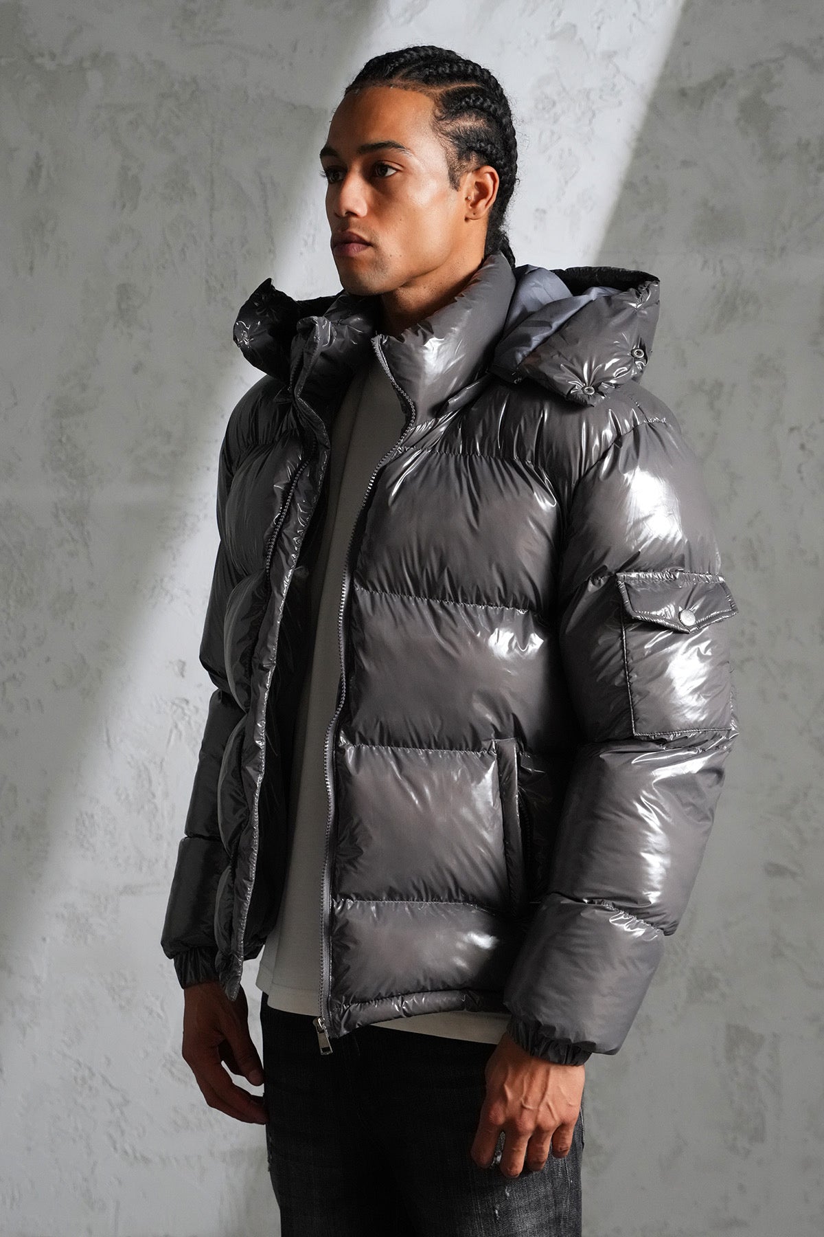 Doudoune Effet vernis