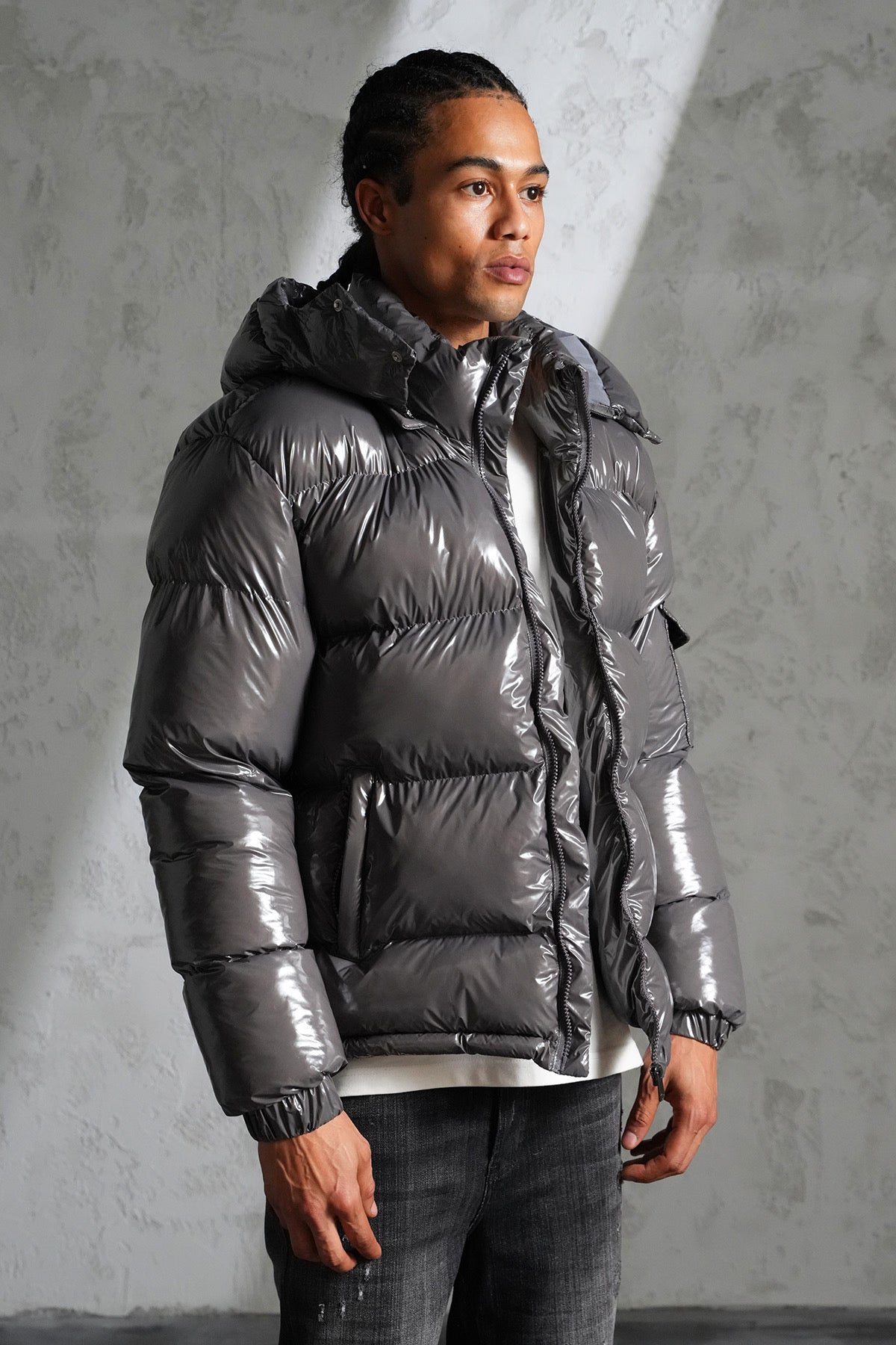 Doudoune Effet vernis