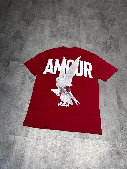 T-Shirt "Amour" Rouge