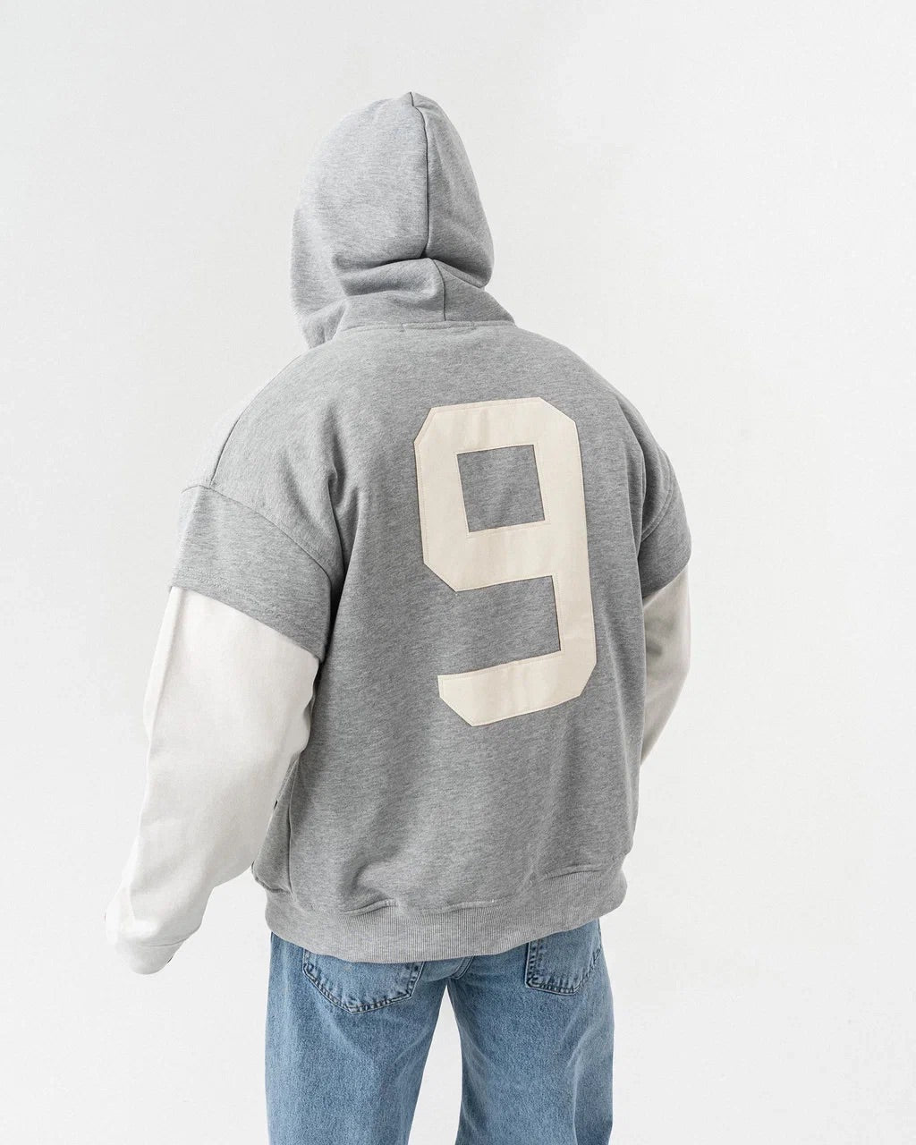 Sweat à capuche Gris 9