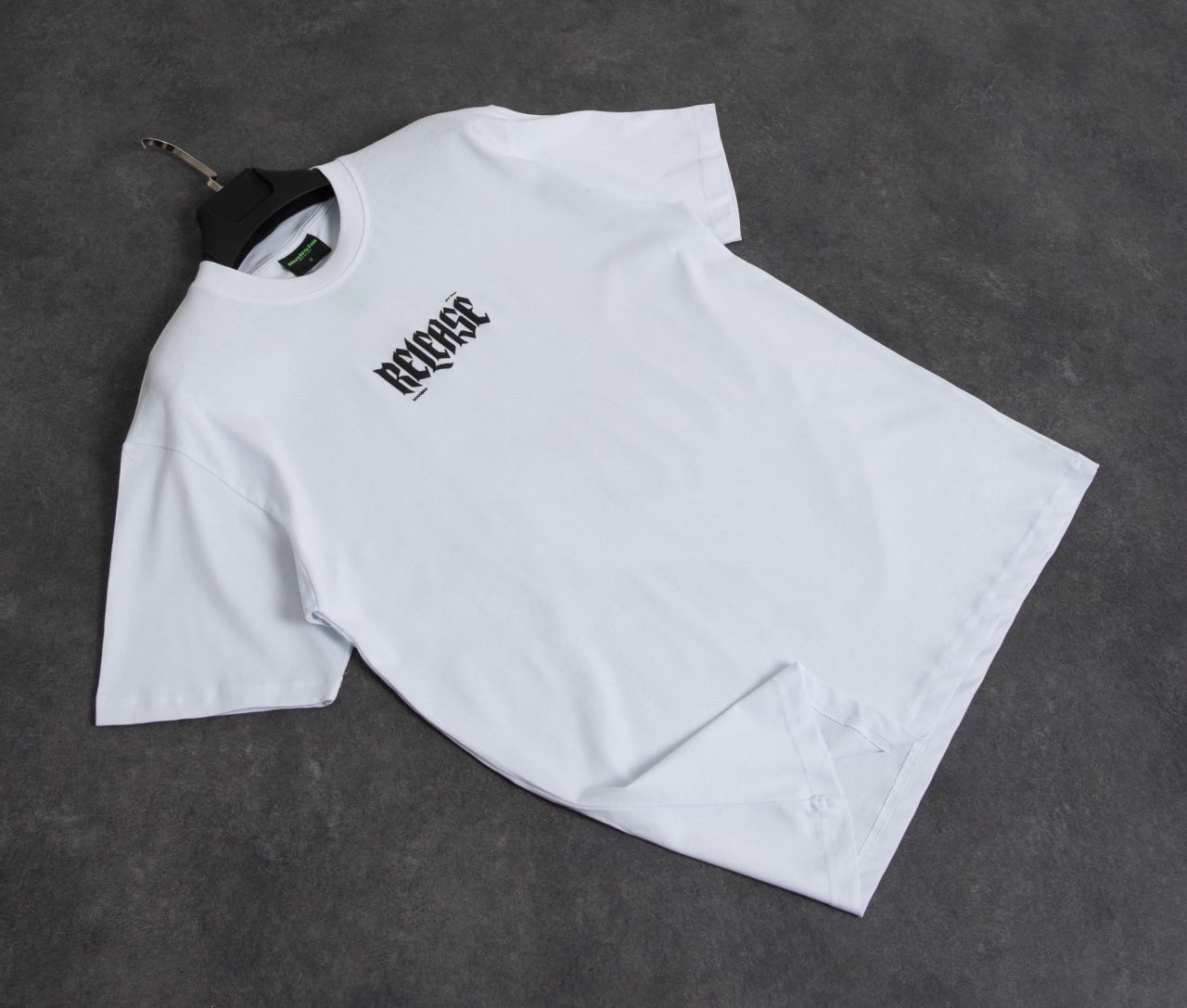 T-Shirt "Release" Blanc