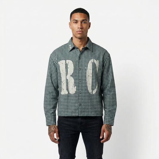 Chemise à carreaux « Riches Paris » – Graphic Letter