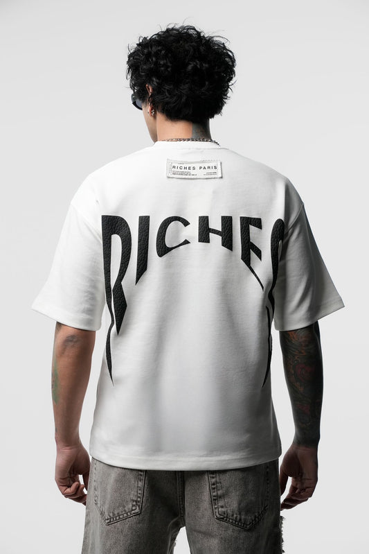Tee-shirt oversize Riches Paris Blanc